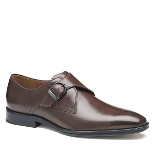 Johnston & Murphy Sullivan Single Buckle Monk Loafers, Business Casual Men’s Dress Loafers, Comfortable Shoes for Men