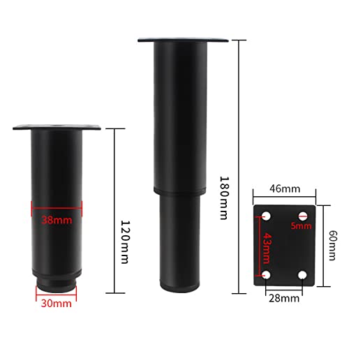 Patas ajustables para muebles de diseño estable y duradero, kit de 2 piezas 3