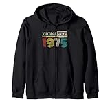 50th birthday gifts vintage 1975 cassette tape retro vintage felpa con cappuccio