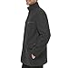 Cole Haan Signature Men's Wool Melton Coat with Nylon Bib, Charcoal, X-Large