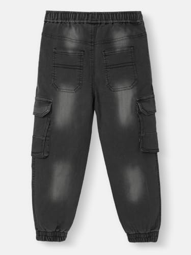 Image of Nautinati Boys Cotton Denim Jeans with Value-Added Detailing | Age 2-10 Years