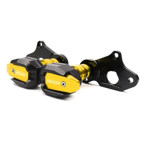 �ɓK�� GSX-R600 GSX-R750 GSXR 600 750 2006-2016 �I�[�g�o�C�����ی�t���[���X���C�_�[�t�F�A�����O�K�[�h�p�b�h�v���e�N�^�[ �I�[�g�o�C(Gold-YOLENSE)