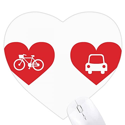 Tapis de souris en coeur rouge fini le tapis qui glisse mode