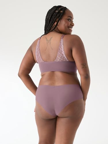Image of True & Co Women's True Body Triangle Lace Racerback Bra