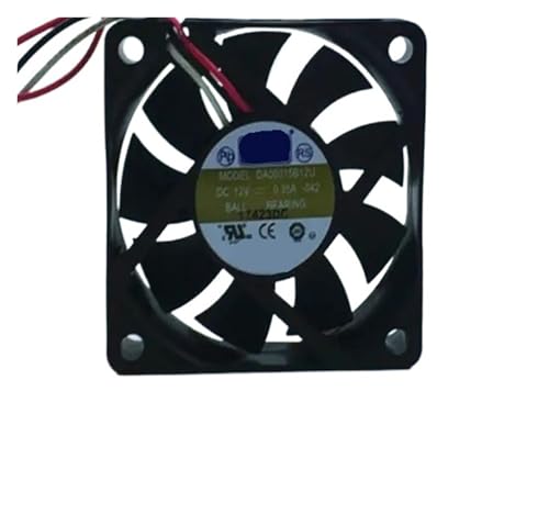 Ventilateur de refroidissement DA06015B12U 60mm puissant à 3 fils pour dissiper la chaleur