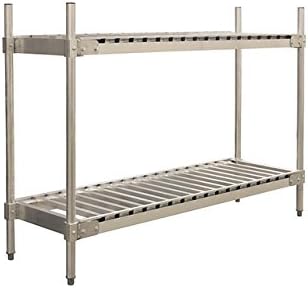 2 Tier Keg Shelving Aluminum Units, 20 x 96.75 in.