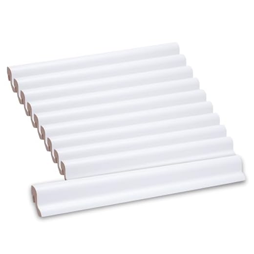 26 Meter Sockelleisten All Inclusive Paket Weiß - Fußleisten Sparpaket