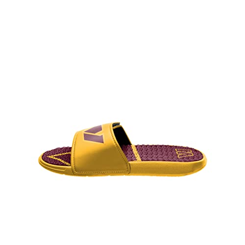 Image of FOCO mens NFL Team Logo Athletic Sport Shower Flip Flop Sandals Gel Slides