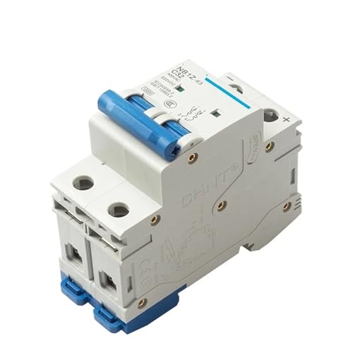 Disyuntor CC NB1Z-63 interruptor MCB solar fotovoltaico 2P de 20A y 220V CC 5