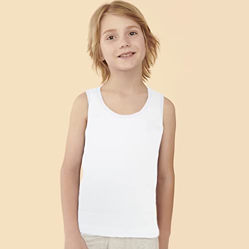 6-Pack Cotton Undershirt Tank Top 100% Cotton Soft Undershirt for Boys and Girls4