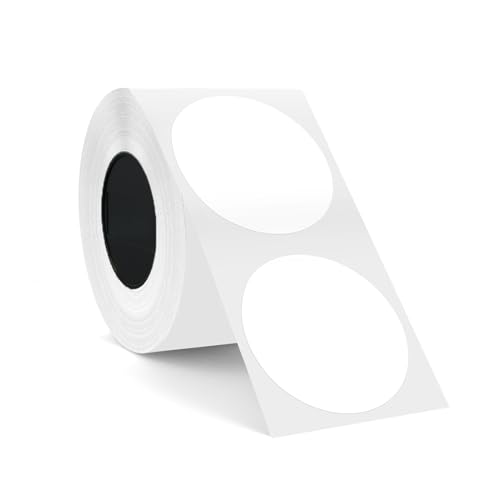 SUPVAN T50M Round Label Tape 2-Inch, 140 Labels