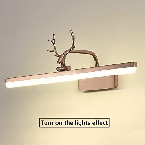Luces para espejo de baño de 71cm ajustables con iluminación retro 4