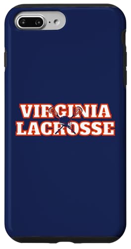 Virginia Lacrosse Team Lax Player �`�[���M�t�g ���N���X�w�����b�g �X�}�z�P�[�X iPhone 7 Plus/8 Plus �p
