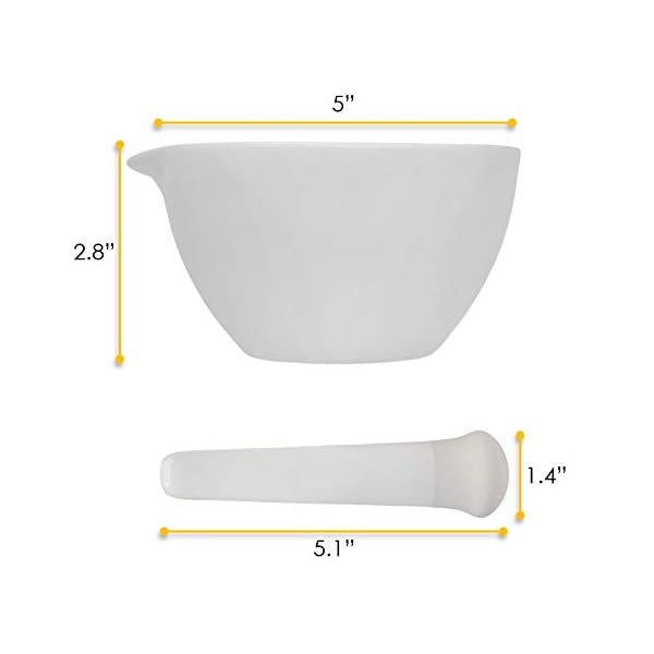 EISCO-Porcelain-Mortar-Pestle-Set-9oz-275ml-Unglazed-Grinding-Surface-Excellent-for-Kitchen-or-Laboratory-Grinds-Powdered-Chemicals-Herbs-Spices-Pill-Crusher-White EISCO-Porcelain-Mortar-Pestle-Set-9oz-275ml-Unglazed-Grinding-Surface-Excellent-for-Kitchen-or-Laboratory-Grinds-Powdered-Chemicals-Herbs-Spices-Pill-Crusher-White