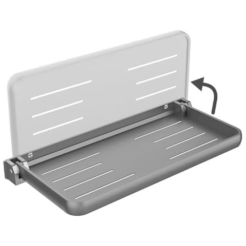 WanDwel Folding Bathroom Wall Shelf Cover