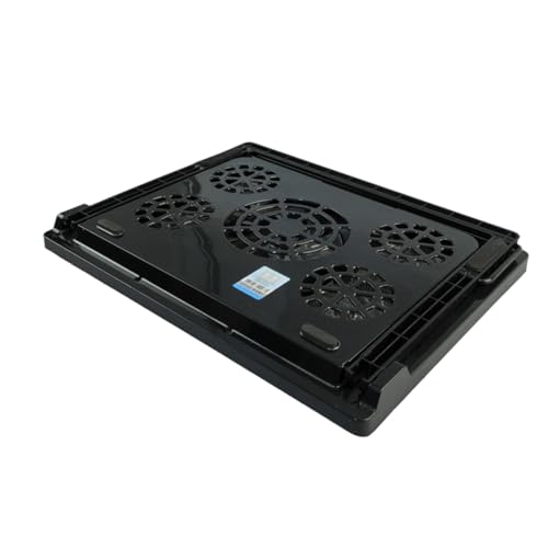 Enfriador para portátil Gadpiparty con ventiladores USB Negro miniatura 1