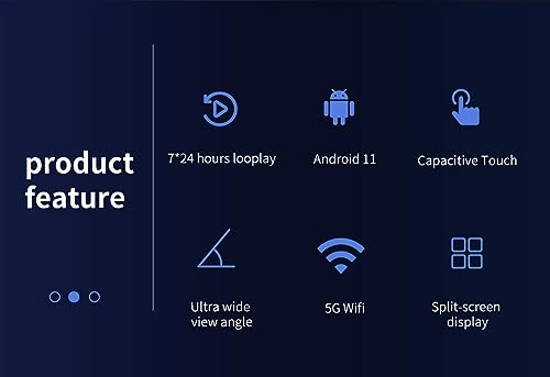 AIYOS 43 Inch Floor Standing Digital Signage and Display Totem Commercial Grade Business LCD Touch Screen Kiosk Indoor Interactive Advertising Player - Thumbnail 2