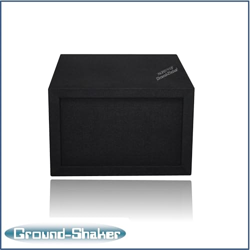 Image of 30HZ Reinforced Competition Single Ported Sub Box Sub Woofer Enclosure Speaker Box Car Audio Subwoofer Ground Shaker Box Ground-Shaker (Blue Plaque, 12 inch)