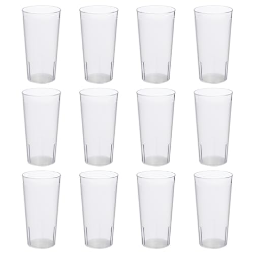 Thunder Group �^���u���[ 590ml 20oz 12�Z�b�g �Ɩ��p ����ɂ��� �H��@�Ή� �d�˂Ă��������Ȃ� �v���X�`�b�N �R�b�v �O���X �y�� PLTHTB020C-12S