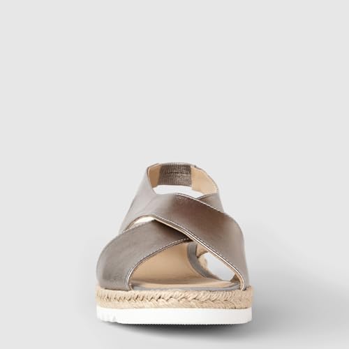 Image of Aquatalia Women's Adelina, Sandals, Heel, Casual, Elastic, Round Toe, Rubber Outsole