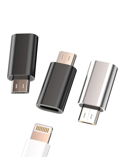 Adattatore Ricarica Lightning A Micro USB3 Pack per IPhone Femmina Jack Da MicroUSB Maschio Cellulare Android Per Apple Cavo Dati Compatibile Per Samsung Galaxy S6 S7 Edge+ S7Active Note5 to-mc