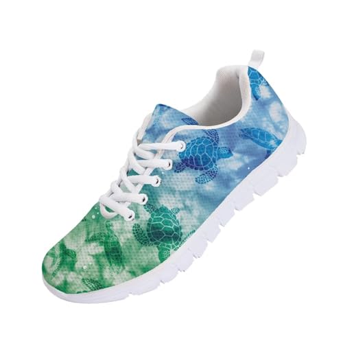 SYtrade Tennis Shoes for Women Lace-up Athletic Lightweight Gym Sneaker White Sole