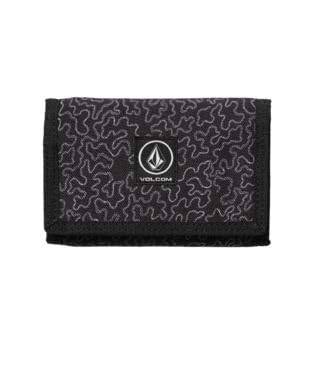 Volcom Box Stone Trifold Wallet, White Black