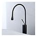 Produktbild EWQG-Pfanne Erhöhter Drehbarer Küchenarmatur des Heißen Und Kalten Beckens, Wasserhahn des Badezimmers, Nordic Simple Black (Size : L)