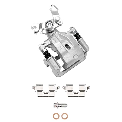 Image of Detroit Axle - Rear Brake Kit for Ford Fusion Lincoln MKZ Zephyr Mazda 6 Mercury Milan Disc Brake Calipers w /Brackets Ceramic Brakes Pads w /Hardware Replacement