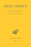  Histoire romaine: Fragments des Livres 11, 12 & 13