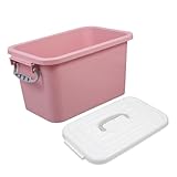 VILLFUL Aufbewahrungskiste aufbewahrungsboxen Handwerksorganisator Plastikbehälter Behälter zum Organisieren große Vorratsbehälter mit Deckel Aufbewahrungsbehälter für Kleidung pp Rosa