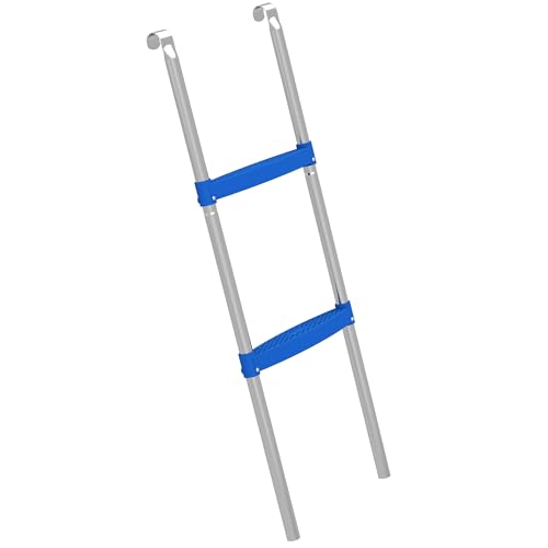 SPORTNOW Trampoline Ladder 2-Steps Universal Hook Blue