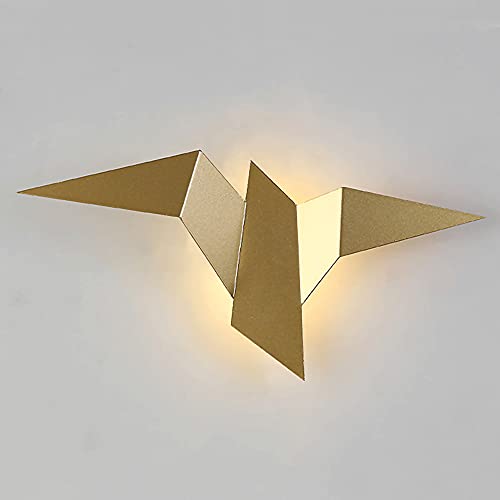 Origami Bird Applique LED 2W en fer forgé pour chambre