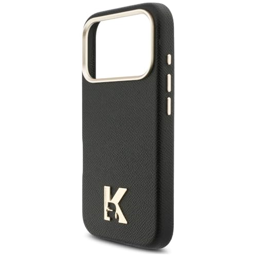 Coque Karl Lagerfeld iPhone 17 Pro compatible MagSafe en marron chic