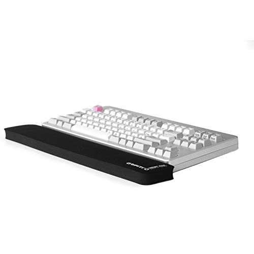 Grifiti Fat Wrist Pad 17 X 2.75 X 0.75 Inch Black Is A Thinner Wrist Rest For Standard Keyboards And Mechanical Keyboards Black Nylon Surface #TOP1