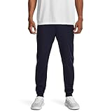 Under Armour Men's Sportstyle Tricot Joggers, (411) Midnight Navy / / Black, Medium