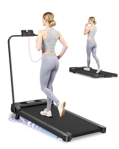 Tapis de Course Pliable avec Pente Réglable 7% –...