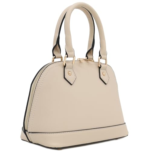 Image of Zip-Around Saffiano Classic Dome Satchel