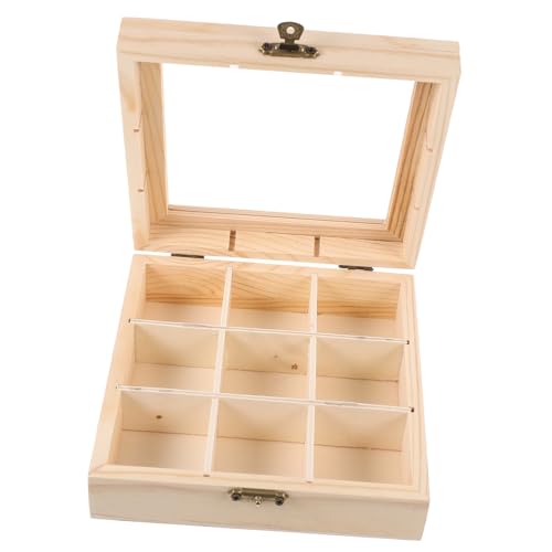 Alipis Organiseur De Sachets De Thé Avec Fenêtre Transparente Rangement Pour Thé Et Café Accessoire De Bureau Élégant Pour Maison Hôtel Restaurant