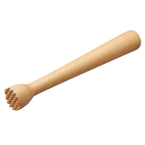 OFFSCH 1Pc Beech Muddler Stirring Rod for Cocktails Professional Bar Mixing Tool for Crushing Ice Mixing Drinks Bars and Cafes Versatile Design