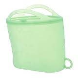 LOLIPPYY Bolsa de Vapor Reutilizable para Microondas de Contenedor Hermético para Alimentos y Verduras Bolsa para Conservar Resistente y Fácil de Limpiar para Alimentos y Congelador