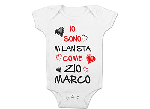 T-shirteria Body Neonato Squadra Personalizzato
