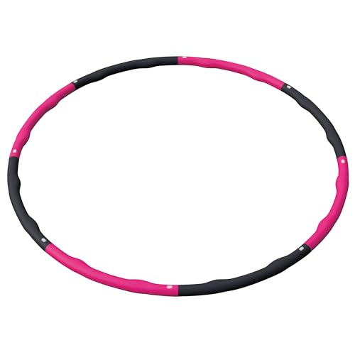 GORILLA SPORTS® Hula Hoop Reifen - zum Abnehmen, Ø 96cm, 8 Segmente...