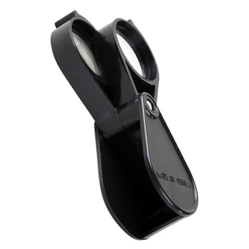 BESTYASH Double Lens Magnifier for Jewelry Repair and Watch Inspection Portable High Definition Handheld Magnifier Compact Design for and Use