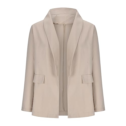 Womens Ladies Blazers Turn Down Collar Blazer Jacket Long Sleeve Coat Outerwear Business Casual Suit Coat4