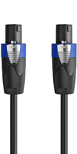 Yoico Pro 200 Feet 12Awg Speakon To Speakon Cable - Heavy Duty 200Ft 12 Gauge Speaker Wire Cord With Twist Lock For Audio Amplifier - Single #TOP4