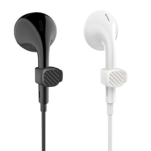 Mband2 Extra Pack B&W-Solid - Cord Organizer Cable Holder Headphone Wire Winder for Magnetic Clip Unique Earbuds Desktop Keeper