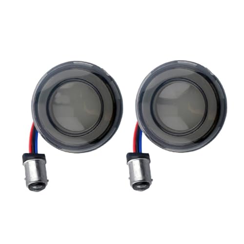 Clignotants de moto 1157 lumière intégrée 2" pour Sportster Electra Glide