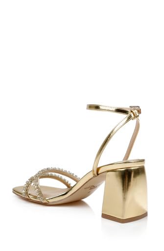 Jewel Badgley Mischka Nella Block Heel Sandals4