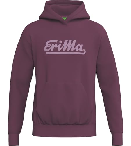 Sweat à capuche Erima bordeaux isolant et confortable pour le sport en extérieur